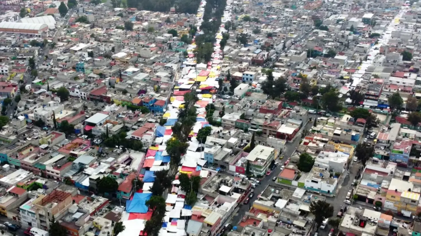 Mercado de la San Felipe de Jesús en CDMX. FOTO: FB “lasanfe”