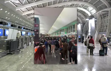 Yucatecos quedan varados en aeropuerto de CDMX por las intensas lluvias