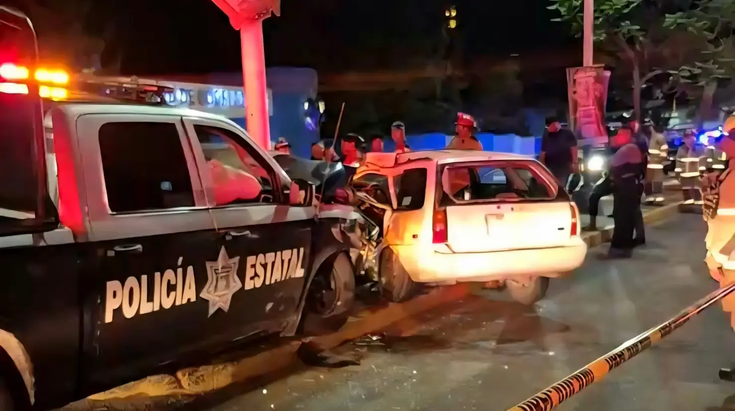 El fuerte impacto provocó lesiones a varias personas, incluido un niño de 1 año. Foto: Especial