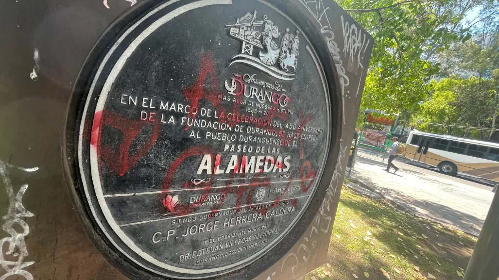 El paseo turístico de Durango que está en completo abandono