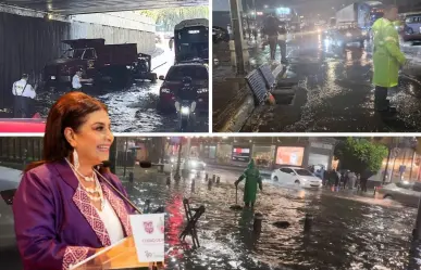Lluvias rompen récords en CDMX: Clara Brugada alerta que "viene lo más fuerte"
