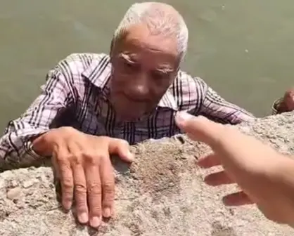 Abuelito rescatado de un canal con cocodrilos en Tampico es buscado en San Luis Potosí