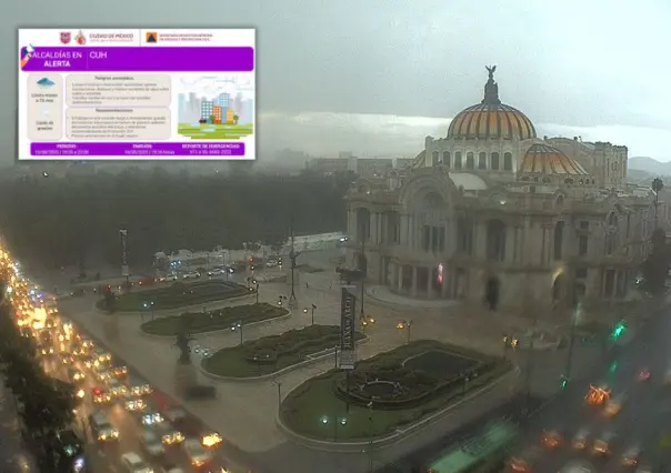 Lluvias en CDMX activan alerta púrpura, ¿qué significa y cuándo debes tomar precauciones?