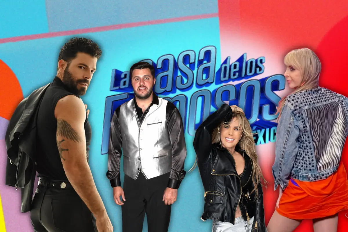 La Casa de los Famosos México (IG @adriandimonte, @teampaulstanley, @shanikberman, @sabineoficial / Canva)