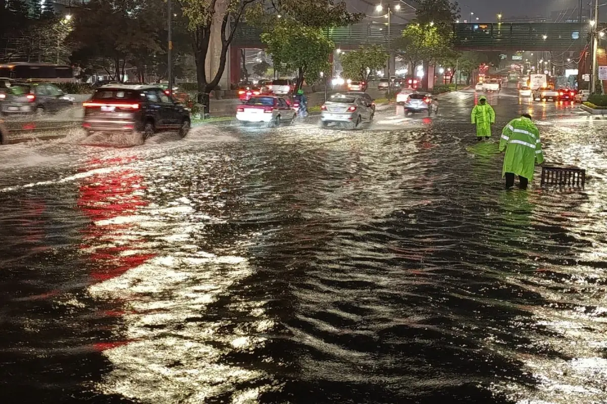 Inundación en la CDMX Foto: X(Twitter) @SSC_CDMX
