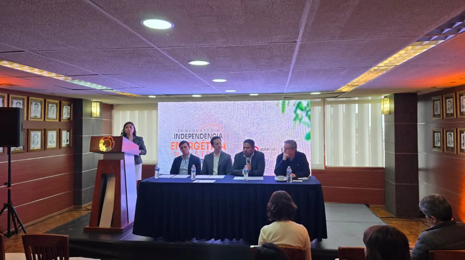 Presentación de la convocatoria Independencia Energética Industrial 2025 en CDMX. Foto: Mario Flores