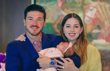 Mariana Rodr&iacute;guez y Samuel Garc&iacute;a celebran el primer mes de vida de su hija Isabel