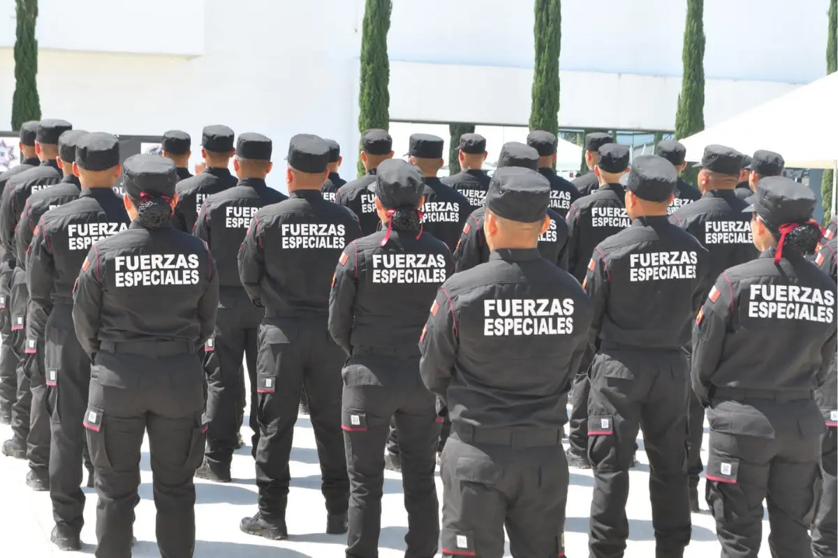 Elementos de Fuerzas Especiales de la Guardia Estatal Tamaulipas. Foto: Victoria Jiménez