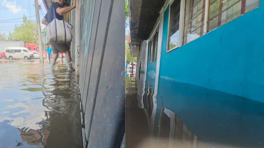 FOTOS | Agua de más de un metro inunda casas en Venustiano Carranza; vecinos exigen solución urgente