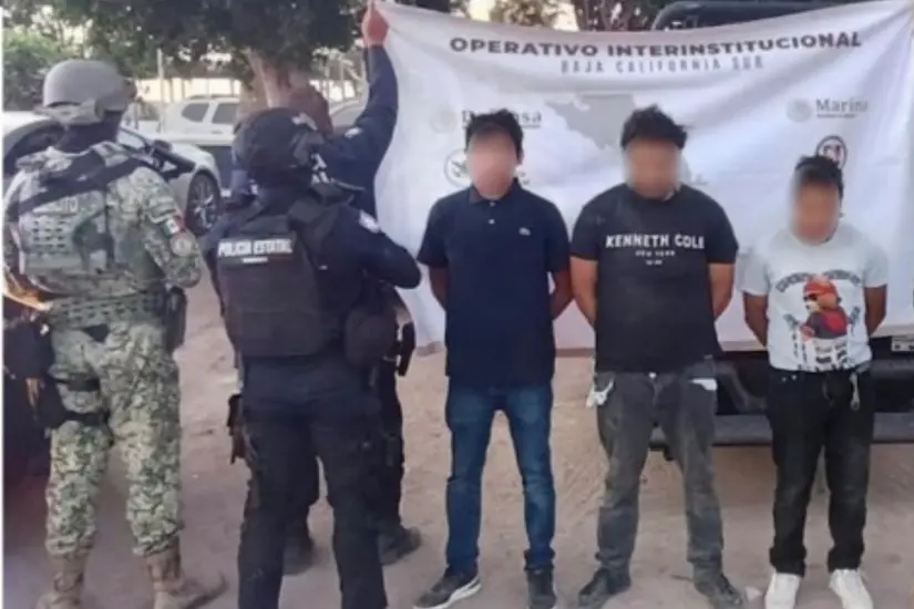 Armas y municiones aseguradas durante los operativos. Foto: Gobierno de Baja California Sur