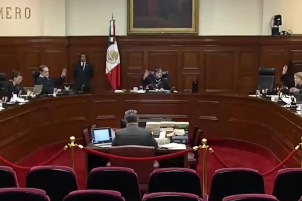 Sesión de la Suprema Corte de Justicia de la Nación Foto: SCJN