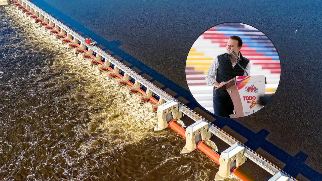 Esteban Villegas, gobernador de Durango, informó sobre la nueva licitación de la presa Tunal 2. Foto: Especial.