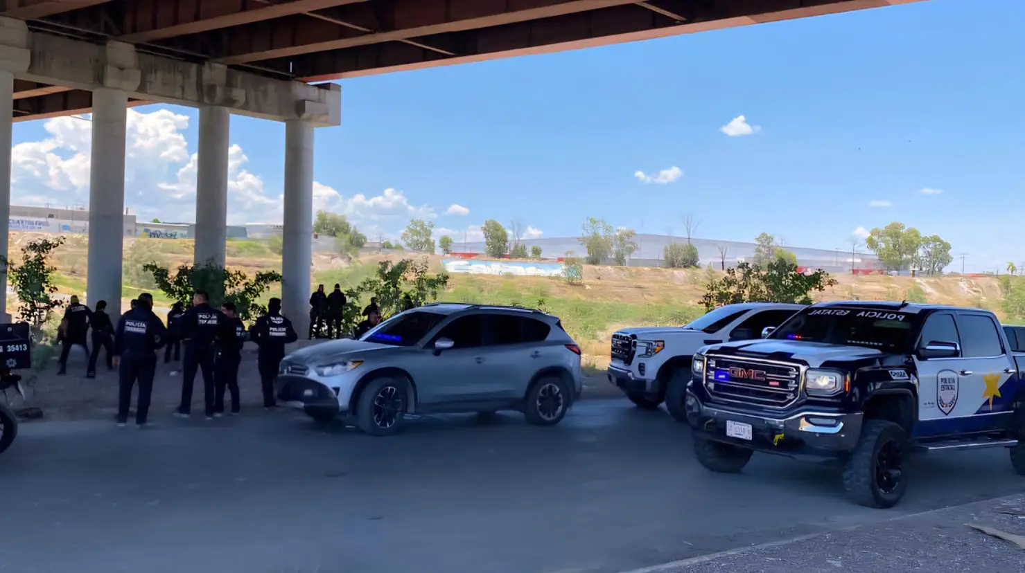 Un nuevo hallazgo de restos de un hombre en el municipio de Gómez Palacio. Foto: Especial.