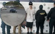 Cae presunto delincuente por robo de auto en Guadalupe l VIDEO