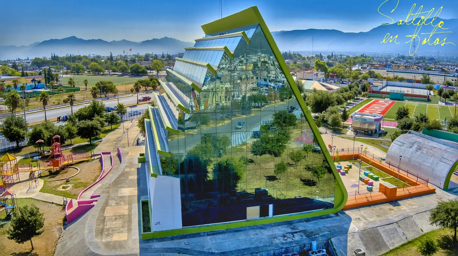 Biblioparque sur. Foto de Saltillo en fotos.