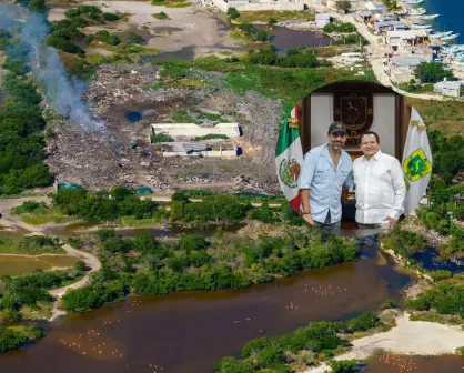 Gobierno de Yucatán y activista se reúnen sobre caso de basurero irregular en Celestún
