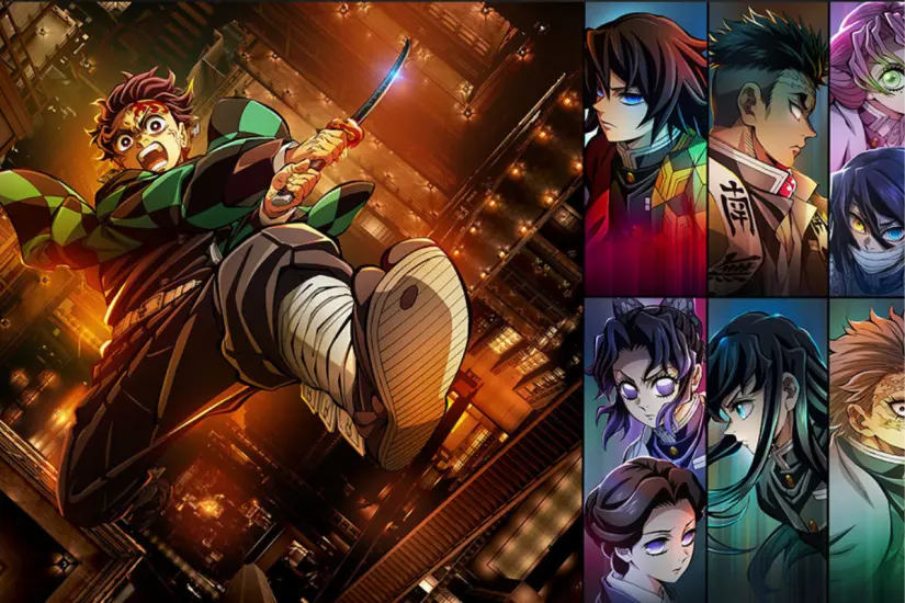 Póster oficial de Demon Slayer. Foto: X @Cinemex