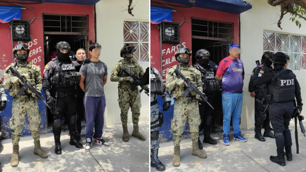 Desmantelan bodega de autopartes robadas en Cuauhtémoc; detienen a dos hombres