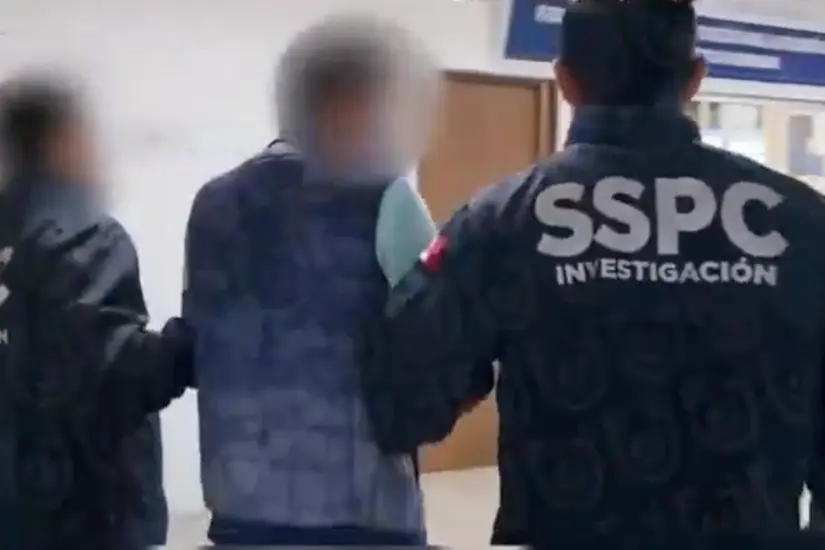Detenido de la SSC por pornografía infantil. Foto: X @FiscaliaCDMX