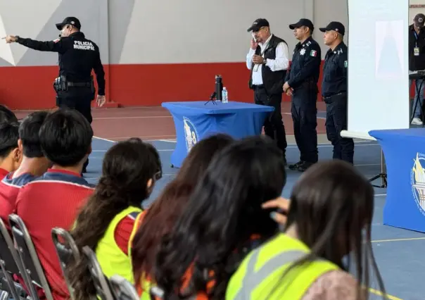 SSP Guadalupe lleva mensaje de prevención contra la inseguridad a más de 2 mil estudiantes