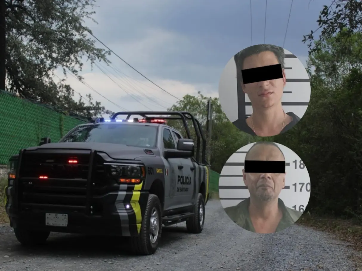 Ambos contaban con antecedentes de presunta extorsión en distintas obras en construcción de la región. Foto: Canva/Secretaría de Seguridad Pública y Vialidad de Santiago.
