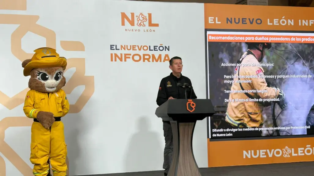Nuevo León refuerza acciones de prevención y combate de incendios forestales