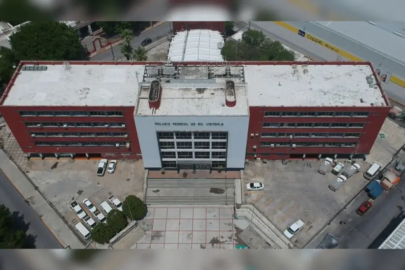 El Palacio Federal, ubicado en Ciudad Victoria, es un homenaje a los aviadores mexicanos que lucharon durante la Segunda Guerra Mundial. Foto: Carlos García