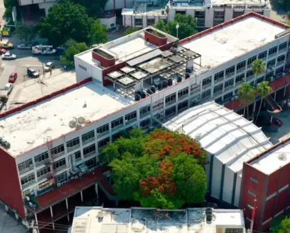 Estas oficinas de Tamaulipas se encuentran en un edificio con forma de avión