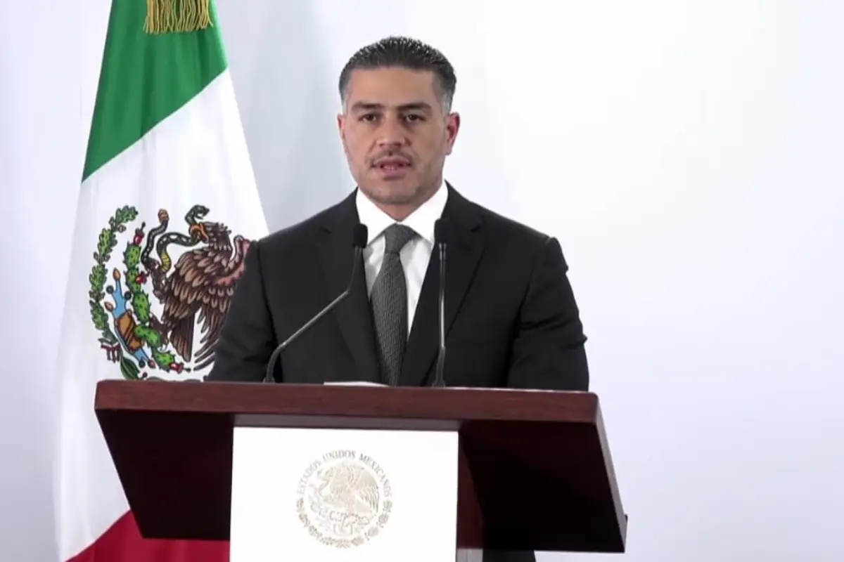 Omar García Harfuch Secretario de Seguridad. Captura | Canva