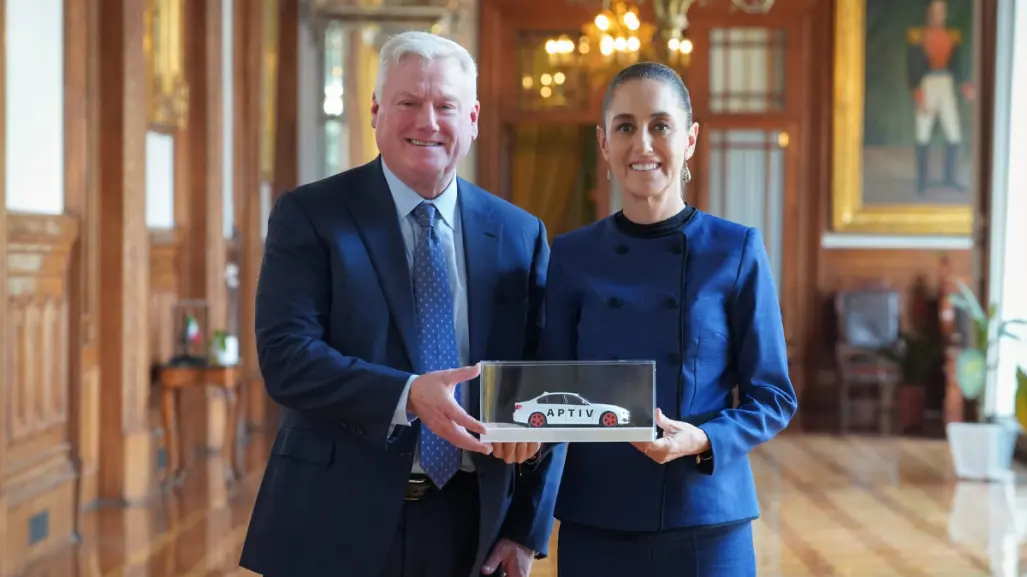 Claudia Sheinbaum se reúne con CEO de Aptiv para fortalecer inversión industrial