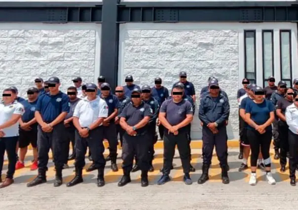 Detienen a 59 policías y 4 criminales tras operativo en Chiapas