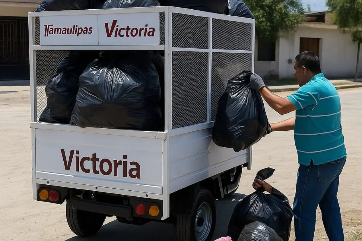 La medida surge como respuesta a las quejas de vecinos que ya no quieren que sus esquinas o frentes de vivienda funcionen como sitios de depósito temporal de desechos. Foto: Ayuntamiento Victoria