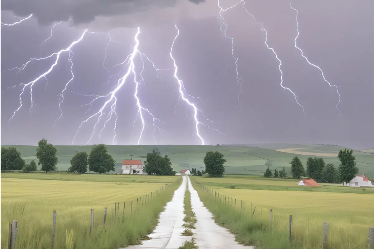 Tormenta eléctrica.  Foto: Canva