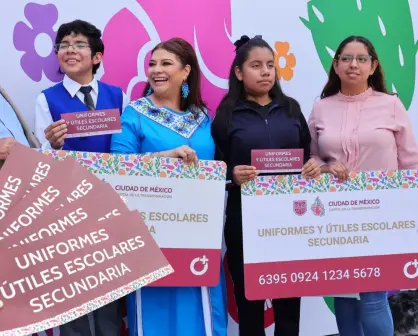 Clara Brugada lanza programa en CDMX con entrega de 1 millón de tarjetas para útiles y uniformes