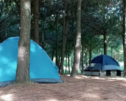 Acampar en Edomex es posible en este parque con cascada de más de 40 metros de altura
