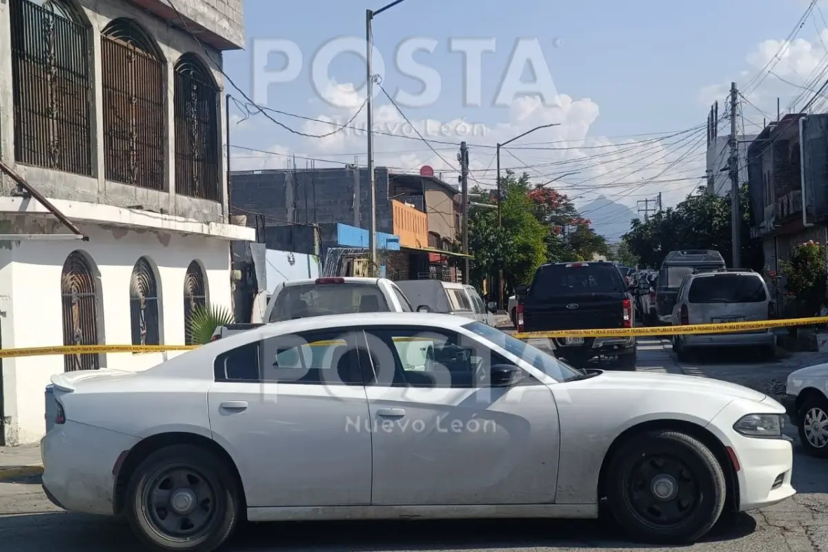La movilización se registró en la colonia Prados de la Cieneguita en Apodaca/Foto: Ray Elizalde