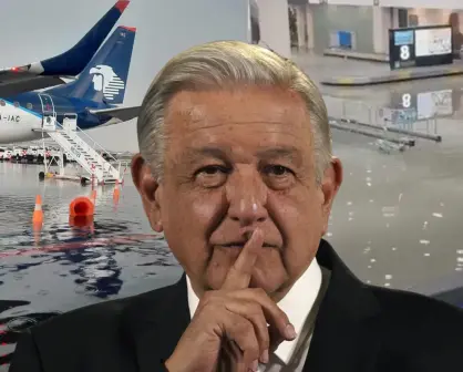 El capricho de AMLO que inundó el AICM