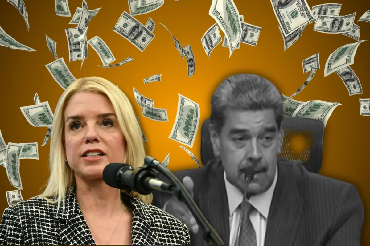 Pamela Bondi y Nicolás Maduro Foto: X(Twitter) @AGPamBondi/@NicolasMaduro