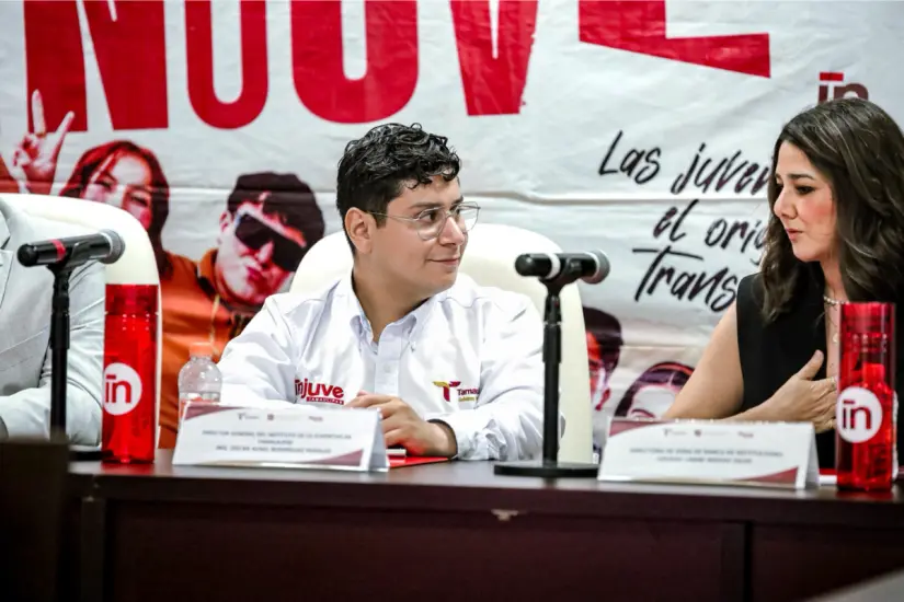 Oscar Azael Rodríguez Perales, director del Injuve Tamaulipas. Foto: Ramón Sánchez