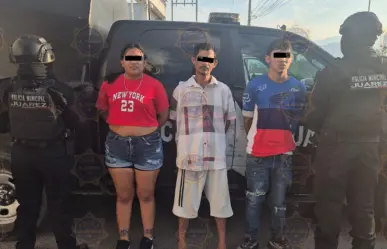 Detienen a tres personas por posesión de droga en Juárez