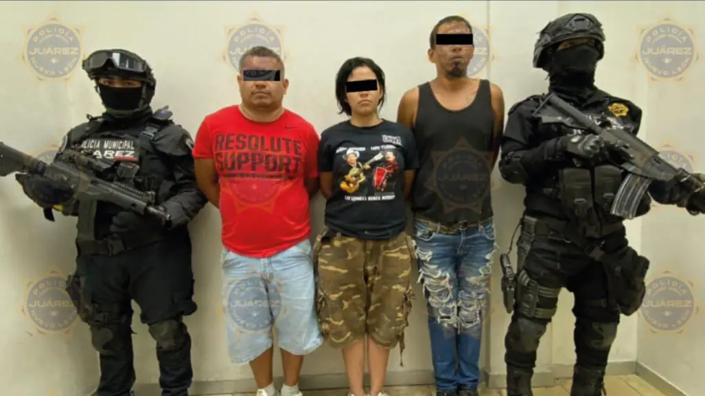 Detienen a tres personas por alterar el orden y posesión de droga en Juárez