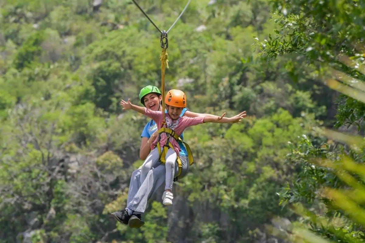 Explora la tirolesa de 250 metros en la Sierra Madre Oriental de Tamaulipas