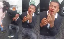 VIDEO | Pasajeros capturan a asaltante de transporte público y lo golpean en Edomex