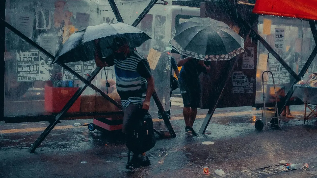 Lluvias fuertes en el Estado de México. Foto: Canva
