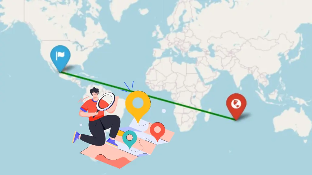 ¿Cuál es el lugar del mundo más lejano a Durango, según la Google Maps?