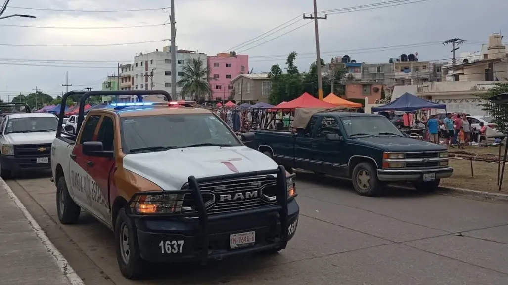 Exagerado operativo policiaco sorprende a rodanteros de Ciudad Madero