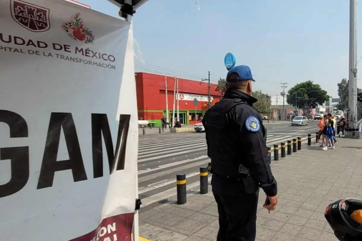 Policías en operativo en la GAM. Foto: X @TuAlcaldiaGAM