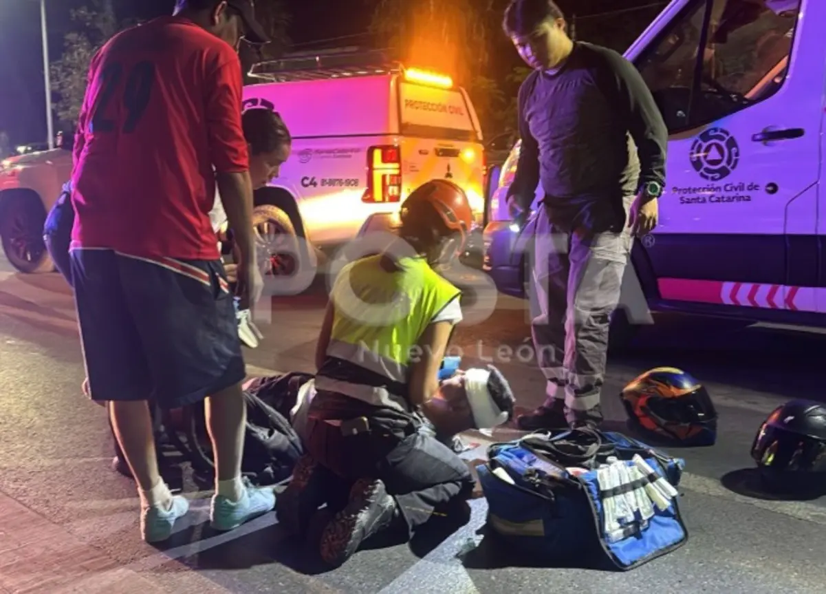 Este tipo de accidentes recuerda la importancia de respetar los límites de velocidad y mantener precaución, tanto para motociclistas como para peatones. Foto: POSTA.