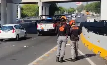Volcadura deja persona herida en Guadalupe y moviliza a Protección Civil