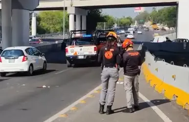 Volcadura deja persona herida en Guadalupe y moviliza a Protección Civil